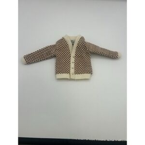 Vintage Mattel's Barbie's Ken Fraternity Dance Cardigan Sweater No Doll